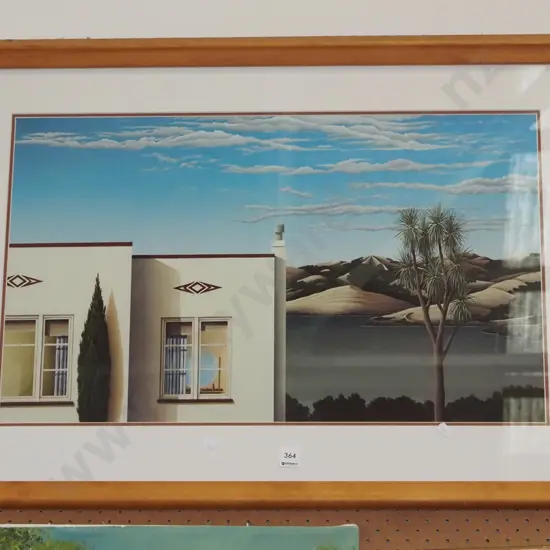 framed poster print - Dunedin Harbour?