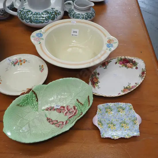 Carlton dish, Royal Albert dish etc