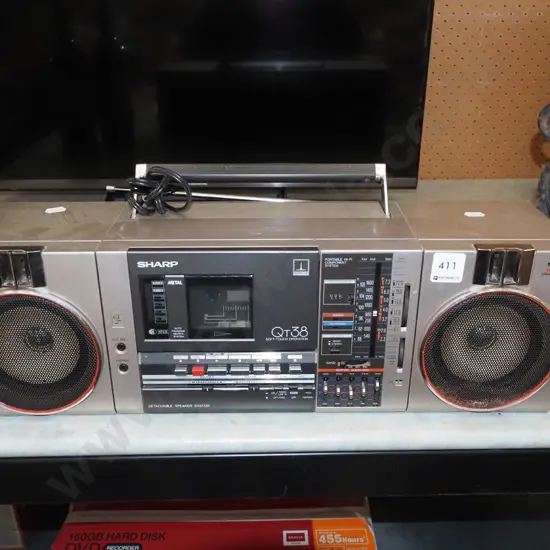 Sharp portable radio cassette player - excellent condition