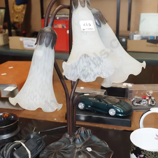 reproduction Tiffany style lily pad lamp H400