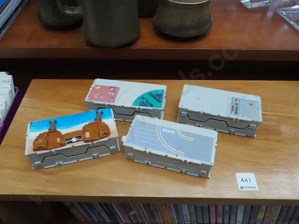4x sets of micro machines and cases, boxed transport chopper Image 1++