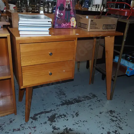 solid pine study desk H740 W955 D370