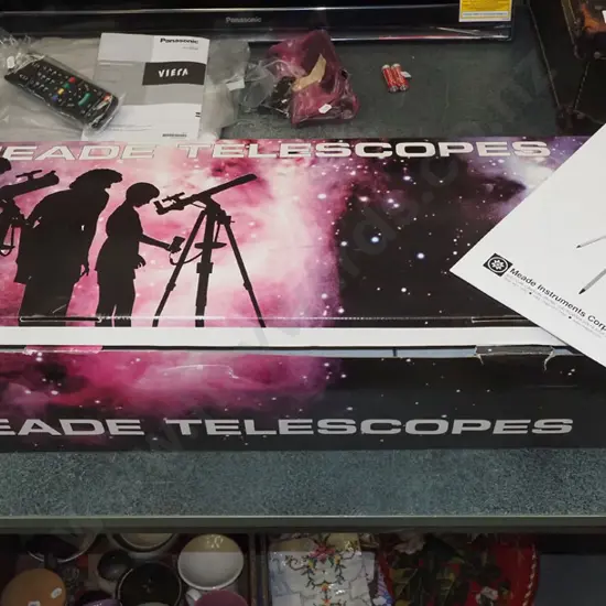 boxed as new Meade astronomical telescope