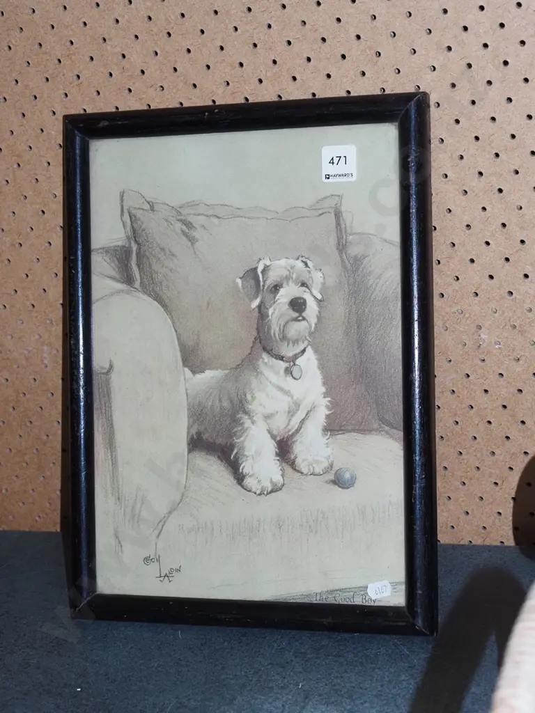 framed print - The Good Boy - foxing Image 1++