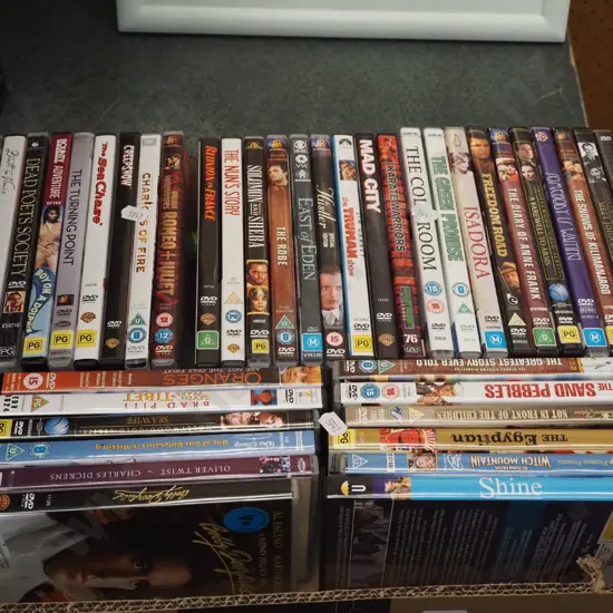 box; DVDs