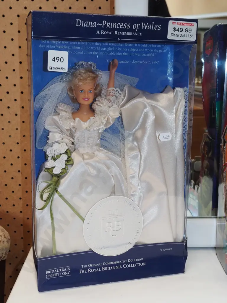 boxed as new  Diana Princess of Wales doll Image 1++