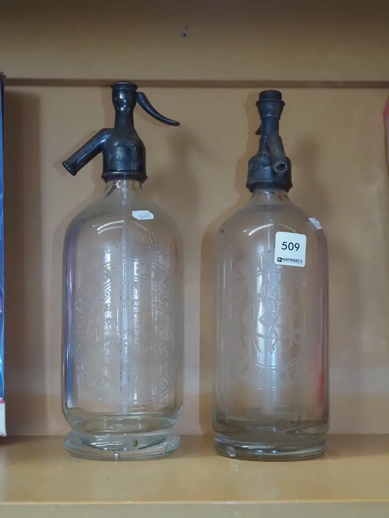 Schweppes and Menzies soda syphons Image 1++