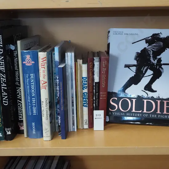 various natural history and war books etc