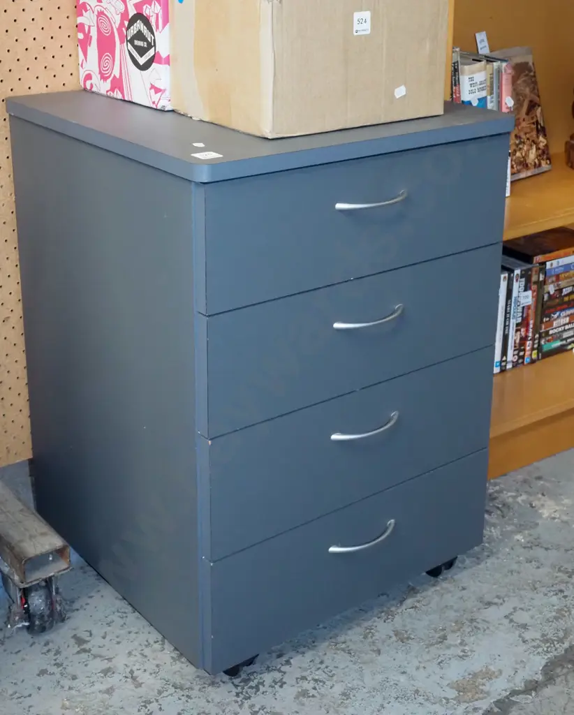mdf  melteca 4 drawer chest Image 1++