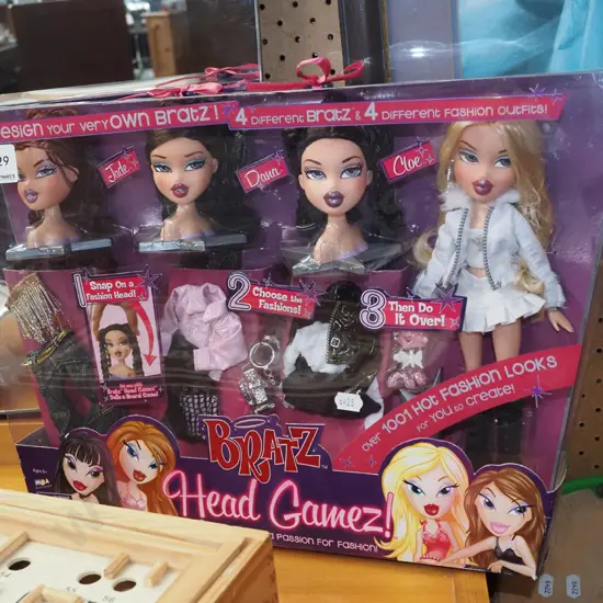 as new boxed Bratz Head Gamez! Dolls