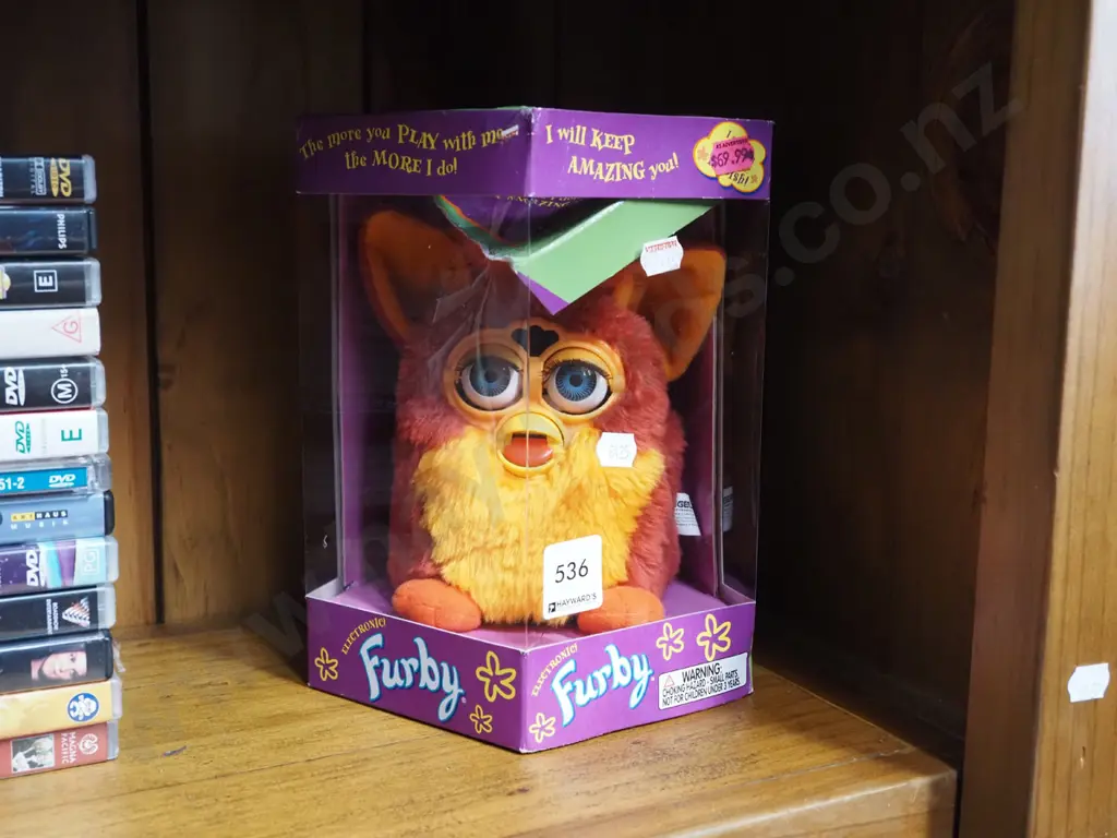 boxed Furby electronic toy - damage to box Image 1++