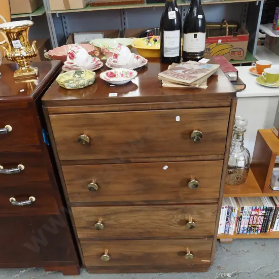 rimu 4 drawer chest H910 W600 D400