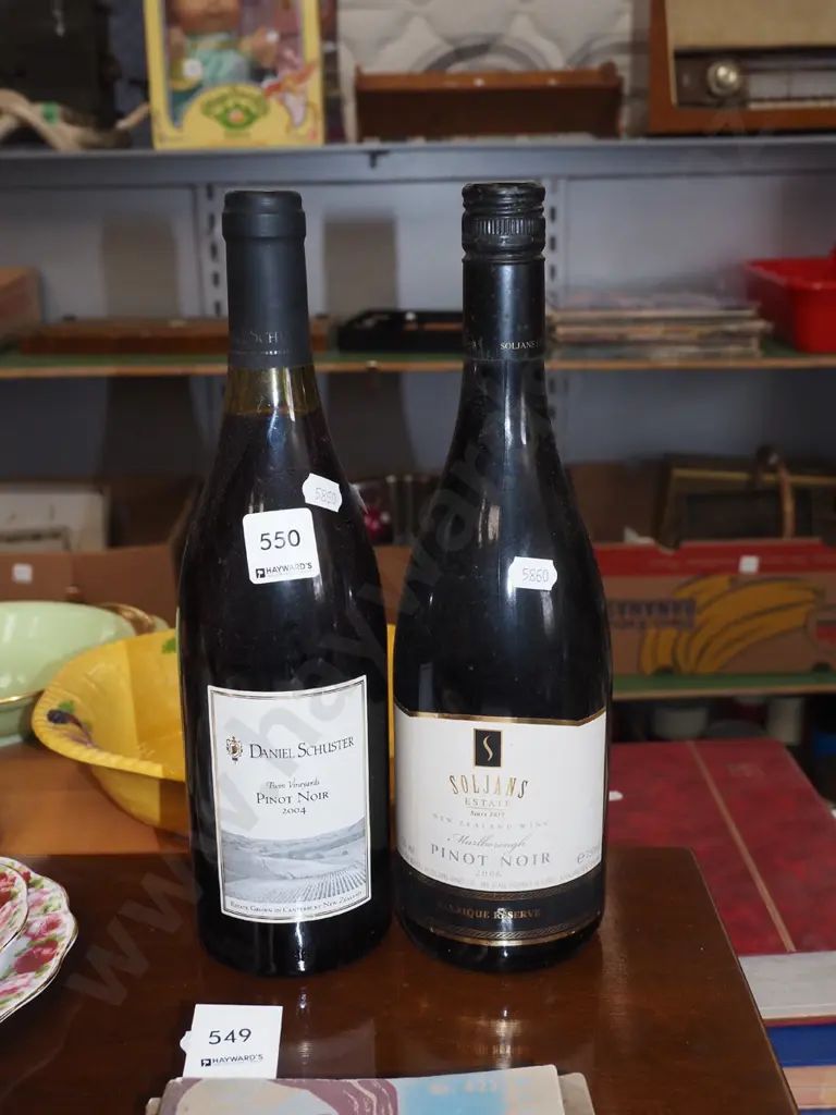 Daniel Scuster 2004 pinot noir, Sojans Estate 2006 pinot noir Image 1++