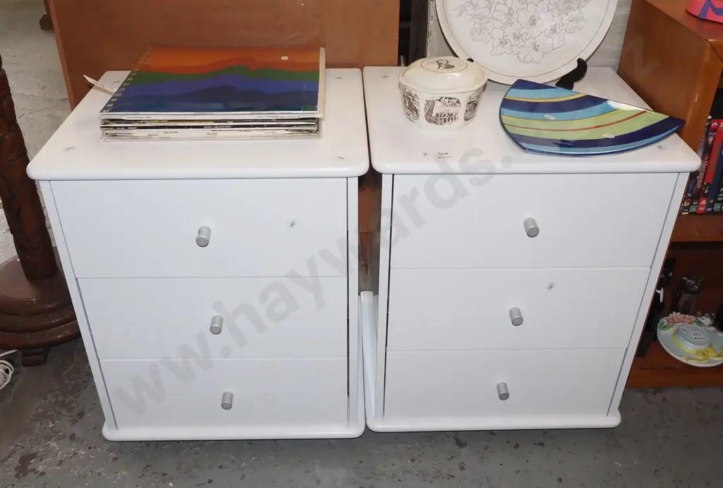 pair of mdf melteca bedside cabinets Image 1++