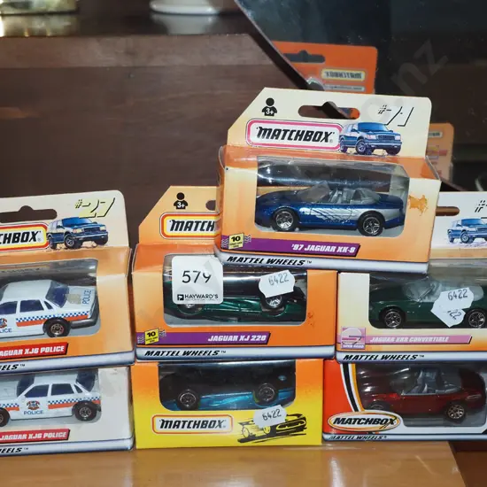 6x boxed as new Matchbox model vehicles