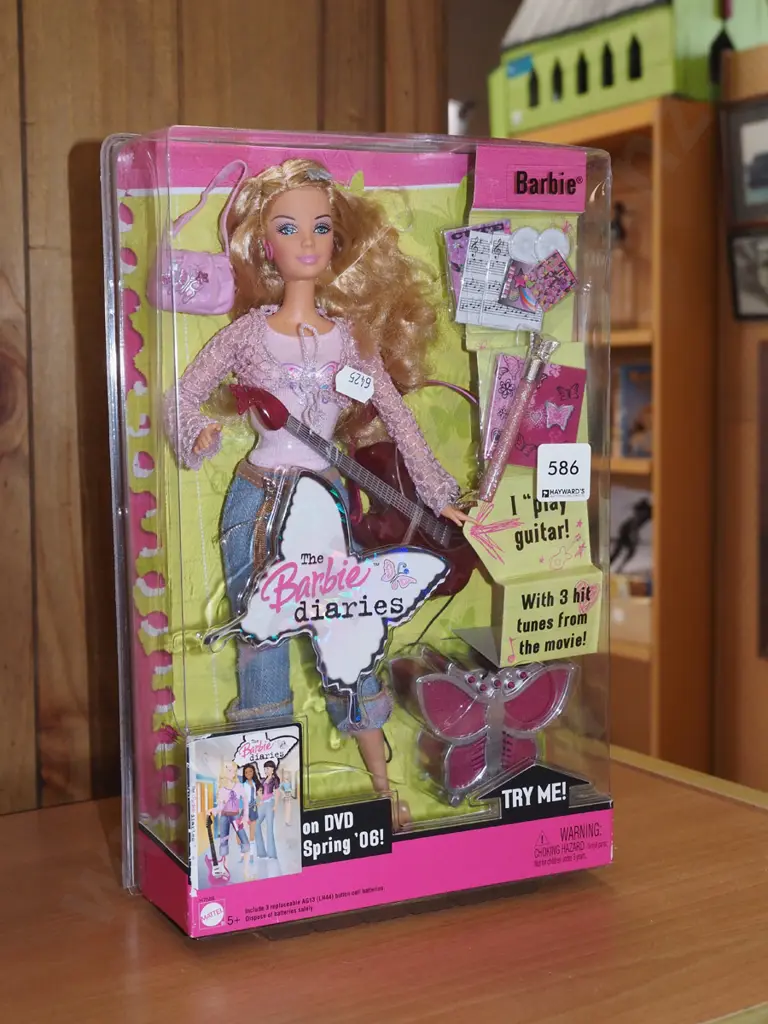 boxed Barbie Diaries -slight  damage to box Image 1++