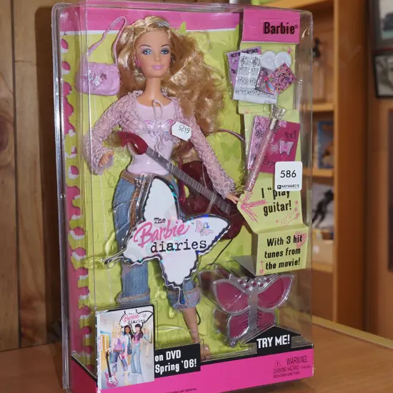 boxed Barbie Diaries -slight  damage to box