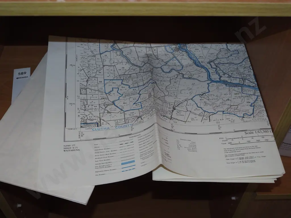 various maps; Middlemarch, Waitahuna Image 1++