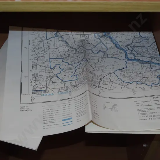 various maps; Middlemarch, Waitahuna