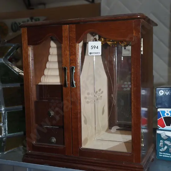 miniature jewellery cabinet H300