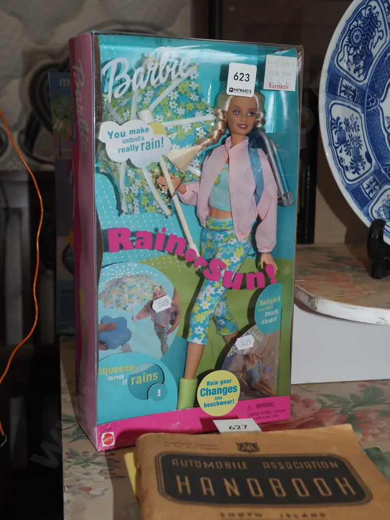 as new boxed Barbie Rain and Sun Image 1++
