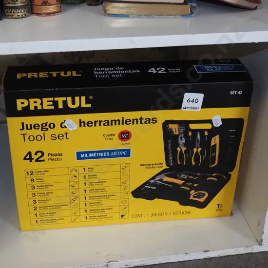 as new 42 piece tool set