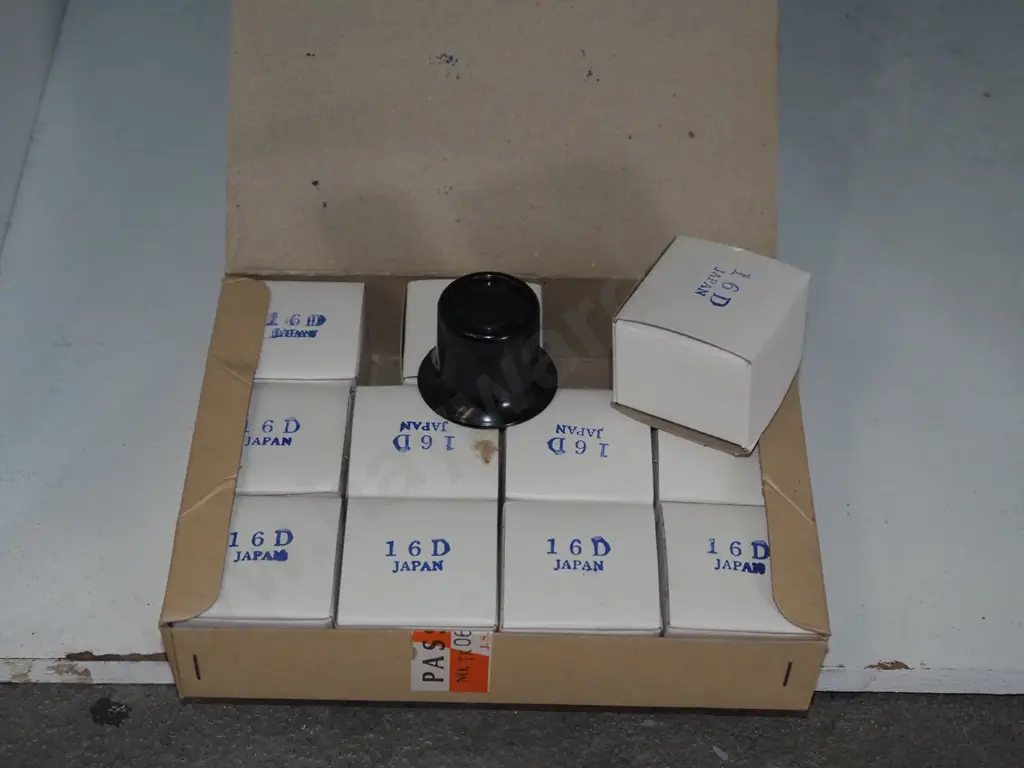 box of Japanese 16D jewellers loupes Image 1++