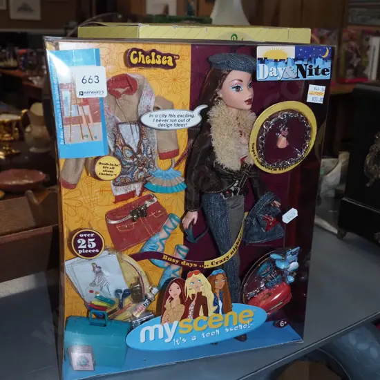 boxed as new My Scene Day and Night Chelsea doll