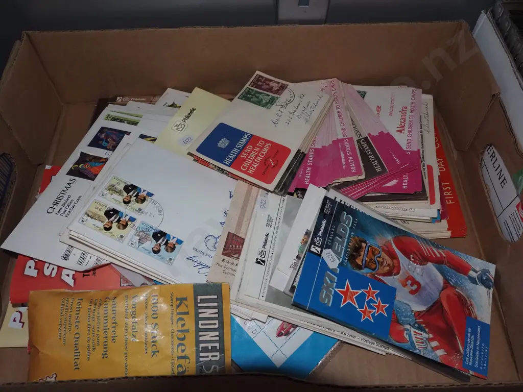box of first day covers Image 1++