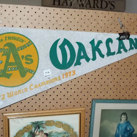 1973 Oakland World Champion pennant