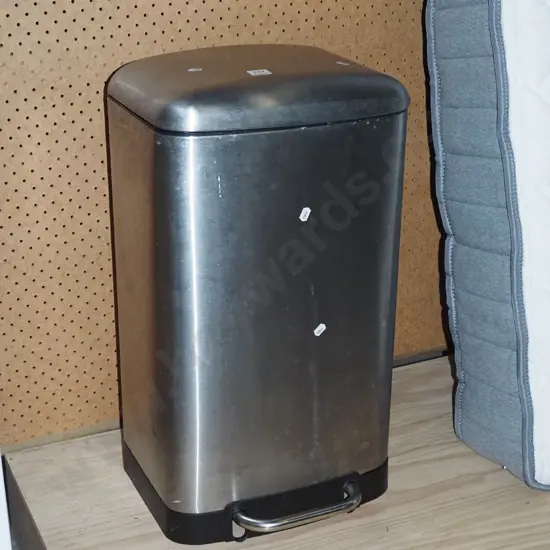 large flip top rubbish bin