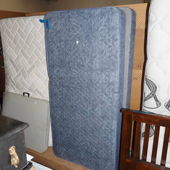 single bed base and mattress