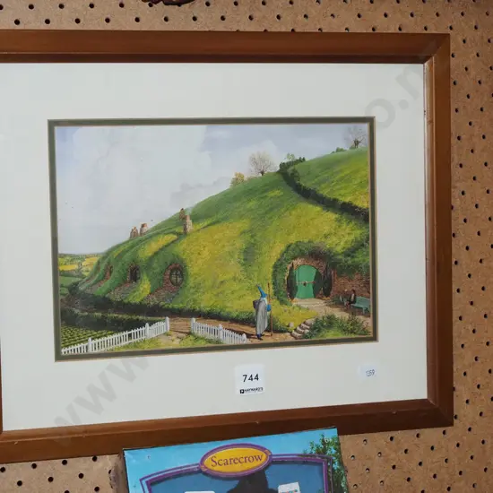 framed Hobbit/Lord of the Rings print