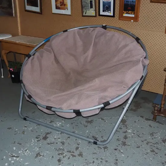 large folding moon chair