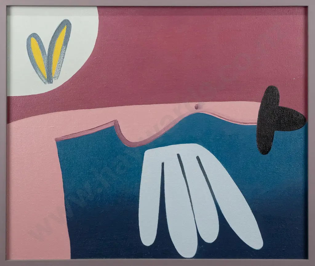 Eion Stevens 1998 - framed oil on stretched canvas "Tribute" H564 W660 Image 1++