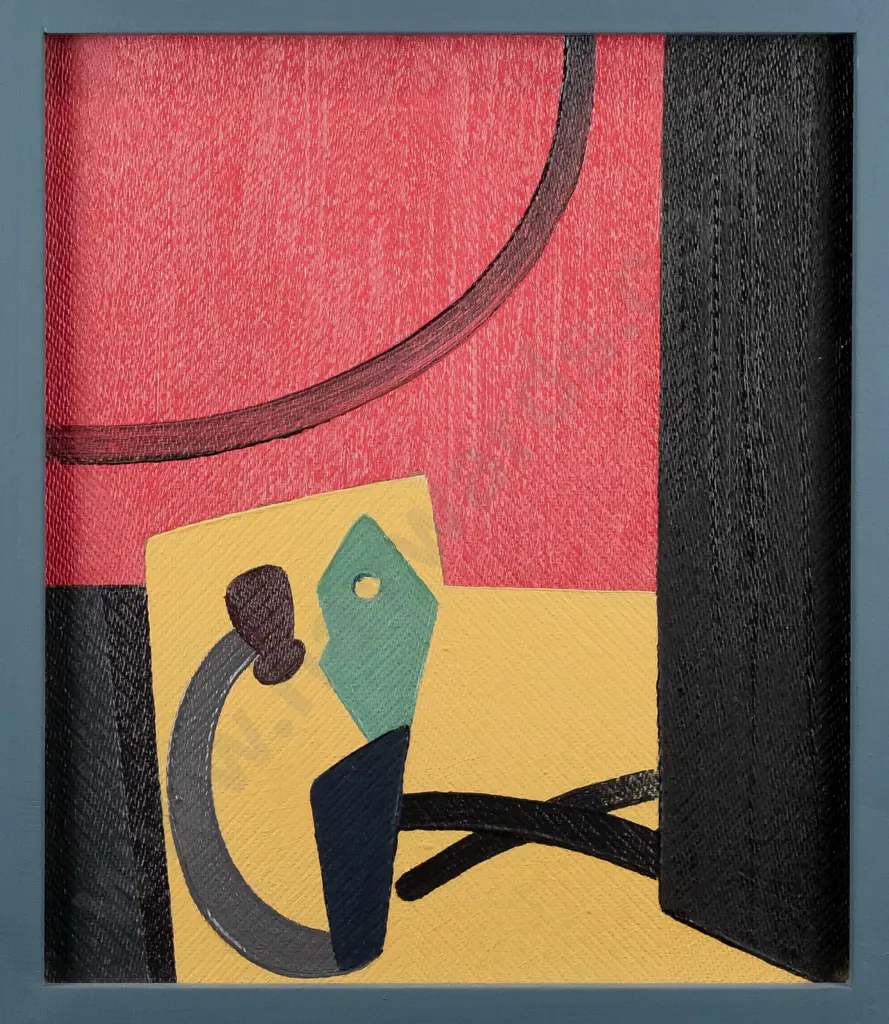 Eion Stevens 2005 - framed acrylic on board "Toast" H567 W468 Image 1++