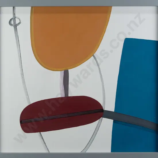 Eion Stevens 2009 - framed oil on stretched canvas "filtrum - 2nd v" H572 W620