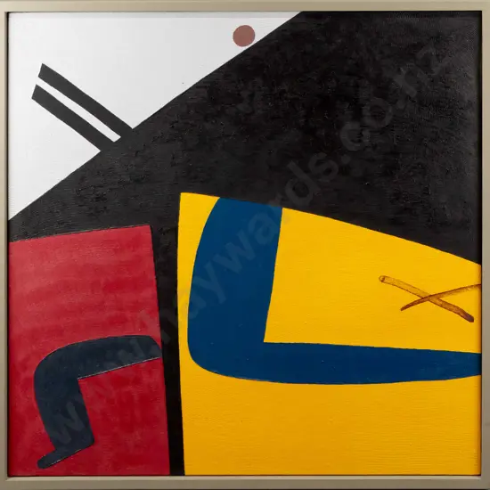 Eion Stevens '05 - framed oil on fabric on board "the craving" H835 W840