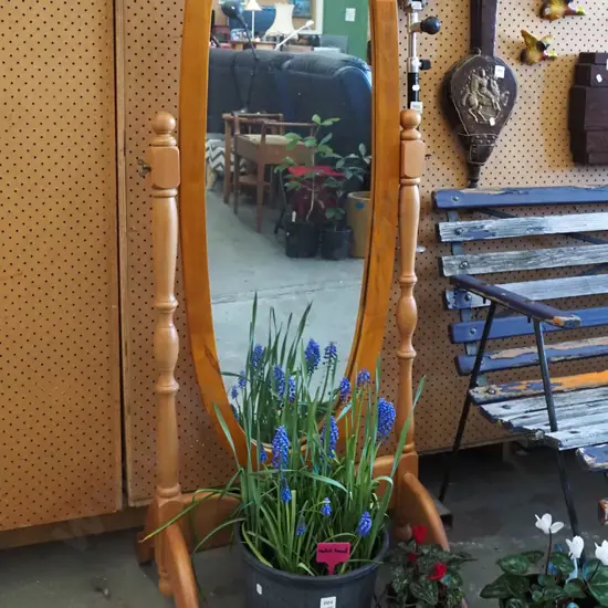 free standing cheval dressing mirror