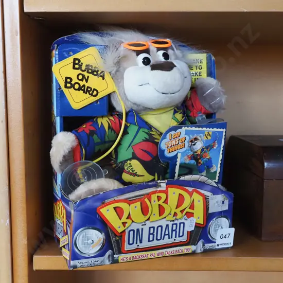 boxed Bubba on Board talking car toy - damage to box