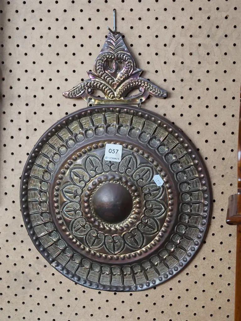 pressed brass middle eastern wall art Image 1++