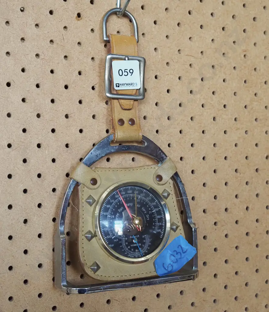 stirrup themed wall barometer Image 1++