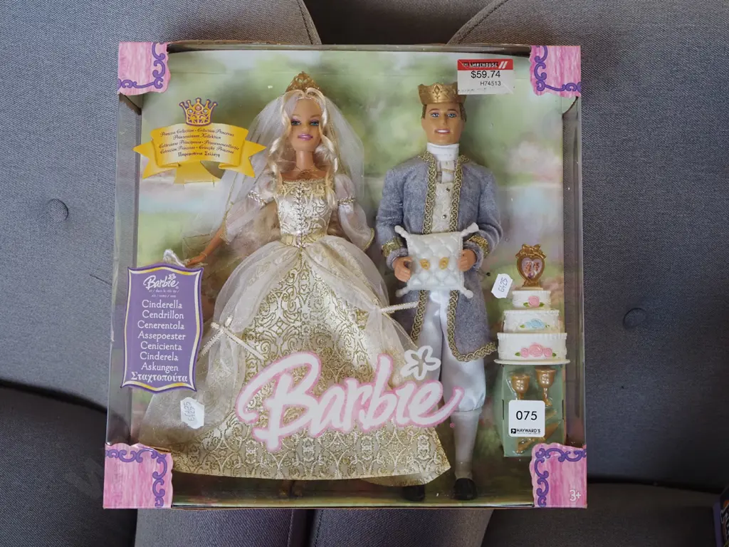 boxed as new Barbie and Ken Cinderella dolls Image 1++