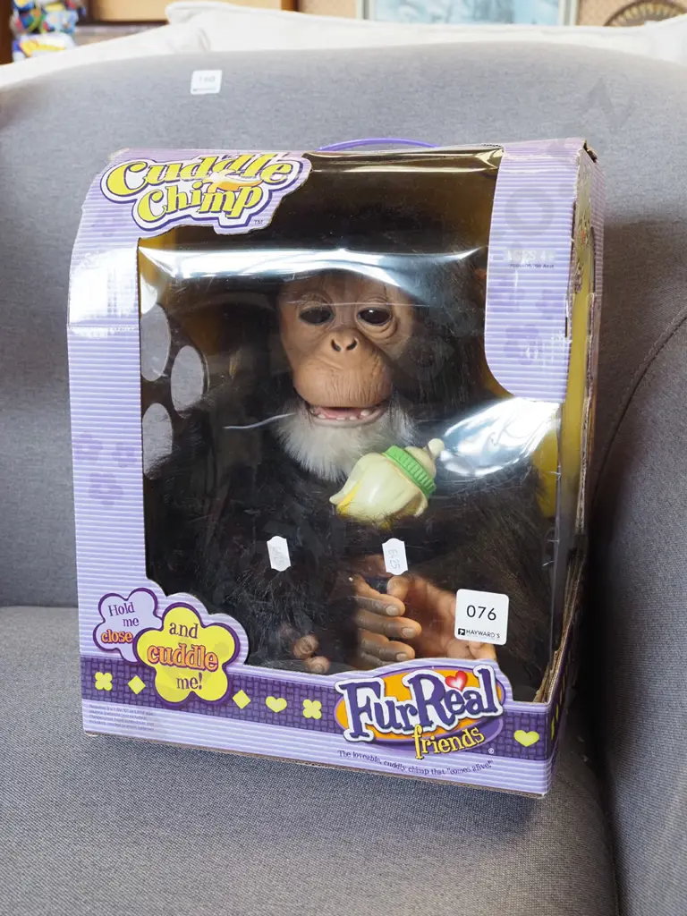 boxed as new FurReal Friends Cuddle Chimp Image 1++
