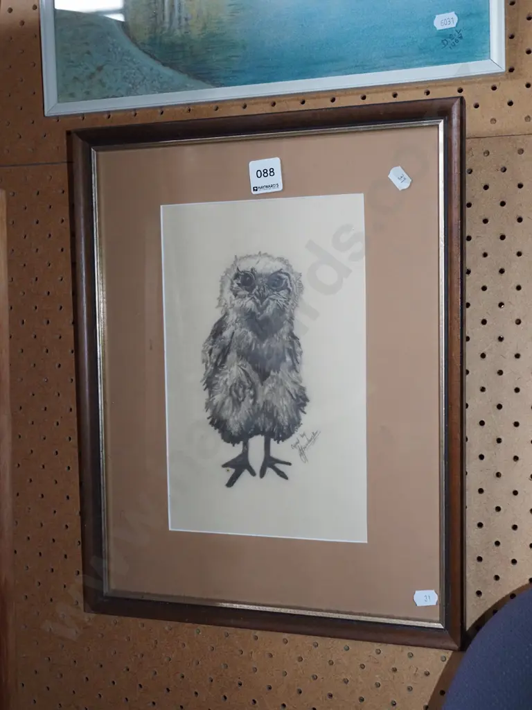 framed pencil - owlet Image 1++