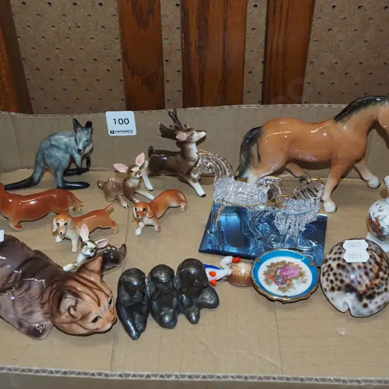 box; figurines, Limoges etc