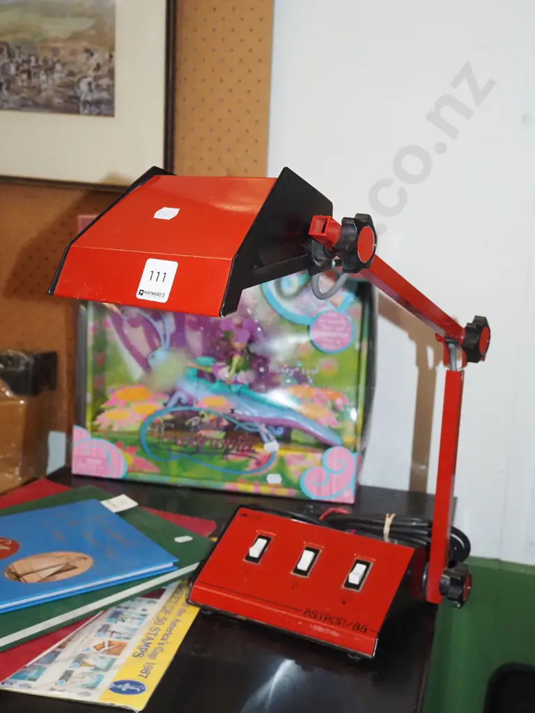 NZ made Astron  88 desk lamp and multi board Image 1++