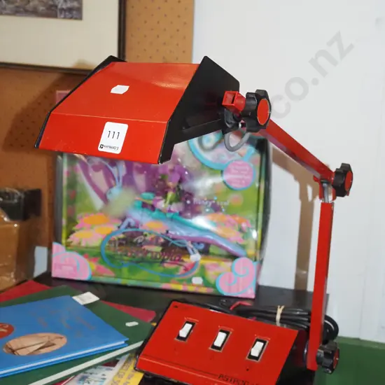 NZ made Astron  88 desk lamp and multi board