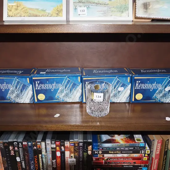 boxed cut crystal whisky tumblers