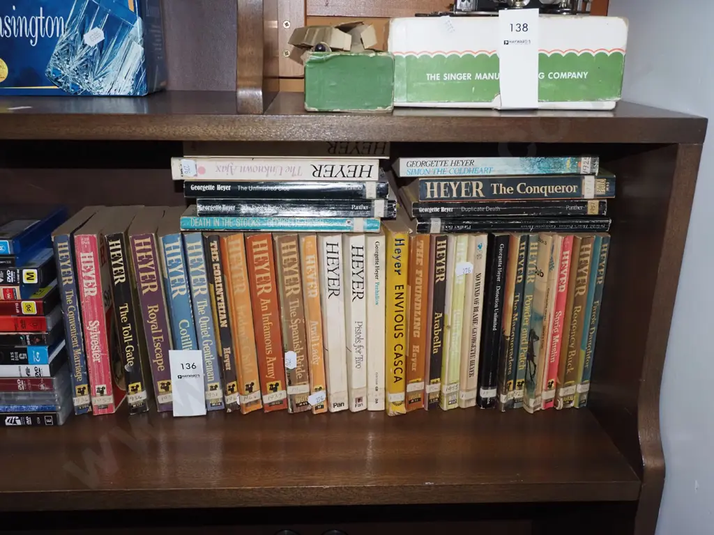 assorted Goeorgette Heyer books Image 1++